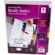 SEPARADOR 8 PESTANAS COLORES TRANSLUCIDO READY INDEX AVERY - Envío Gratuito