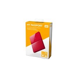 Disco Duro WD 1TB Passport Rojo - Envío Gratuito