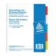 SEPARADOR AMARILLO CARTON 5 PESTANAS MULTICOLOR INSERTABLES - Envío Gratuito