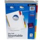 SEPARADOR BLANCO CARTON 5 PESTANAS MULTICOLOR INSERTABLE - Envío Gratuito