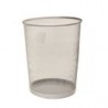 BOTE DE BASURA PLATA MALLA 29X35CM OMX
