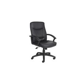 Silla Officemax Ejecutiva Caligari Polipiel Negro - Envío Gratuito