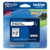 Cinta Brother para Rotulador laminada 12mm negro sobre blanc