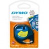 Cinta Dymo Plastificada 12mm Amarilla