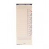 TARJETA CHECADORA SEMANAL 9.3 x 21.3 CM C/100ORM