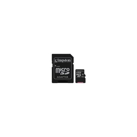 Micro SD Kingston 64GB Clase 10 - Envío Gratuito