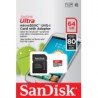 Micro SD Sandisk 64GB Clase 10 Ultra