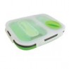 Recipiente Silicona Rectangular 2 Divisiones