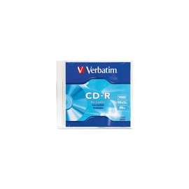 CD-R Verbatim 700MB 80MIN Individual - Envío Gratuito