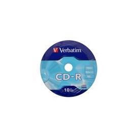 CD-R Verbatim 700MB 52X 10pk bulk - Envío Gratuito