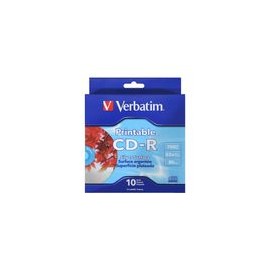 CD-R Verbatim Imprimible 700MB 80Min 52x 10PK - Envío Gratuito