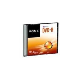 DVD-R Sony 4.7GB 120min 16X Individual - Envío Gratuito