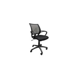 Silla Officemax Secretarial Belfort Mesh Negro - Envío Gratuito