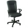 Silla Officemax Ejecutiva Zurich Tela y Polipiel Negro